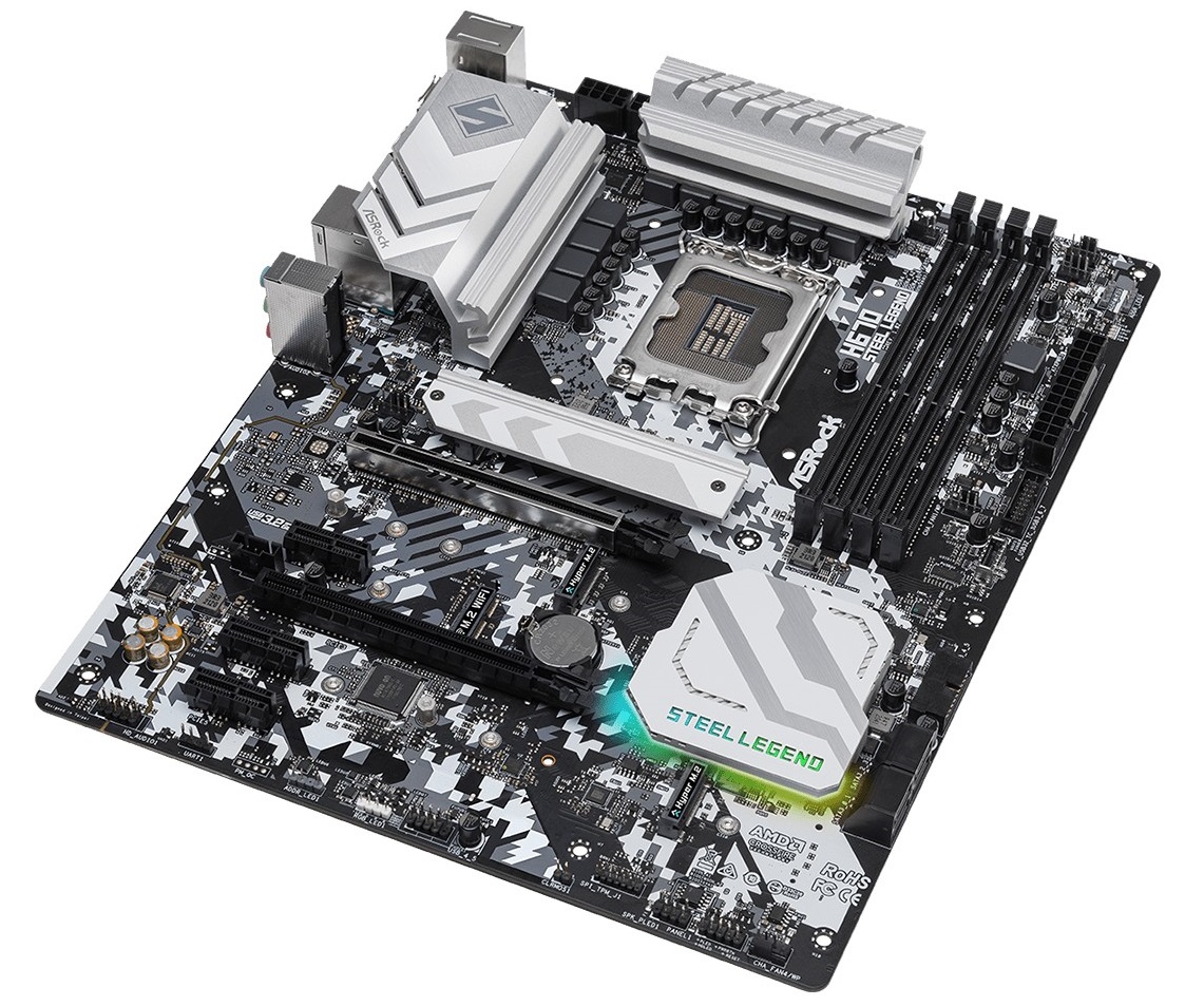 Steel on sale legend motherboard